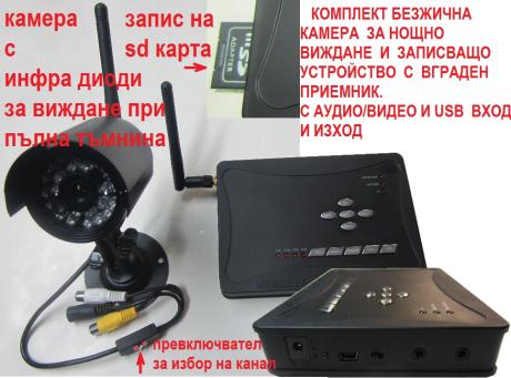 безжична камера +DVR 1