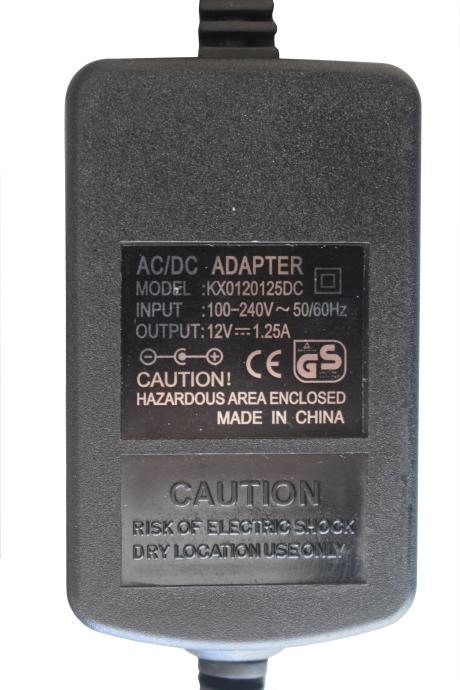 захранващ адаптор 12V, 1.25A 3
